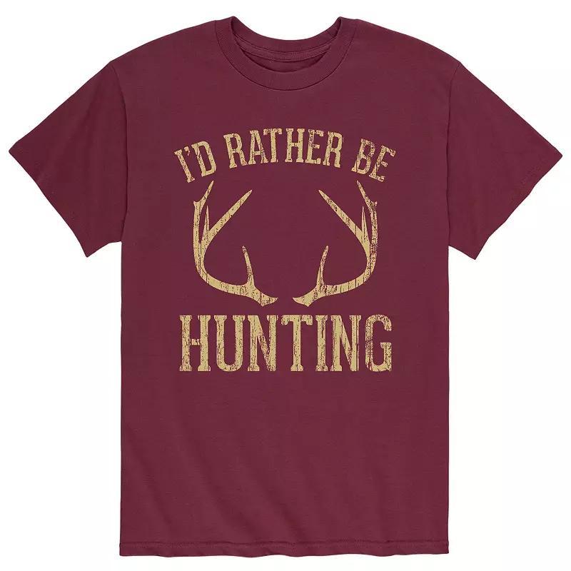 Mens Id Rather Be Hunting Tee Product Image