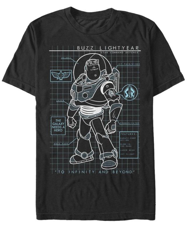 Fifth Sun Mens Buzz Schematic Short Sleeve Crew T-shirt Product Image