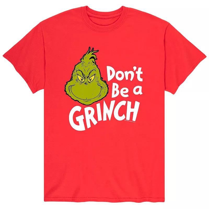 Mens Dr. Seuss The Grinch Dont Be Tee Product Image