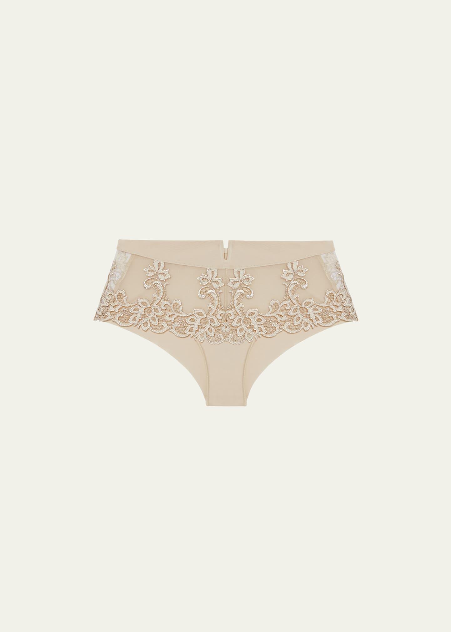 Simone Perele Saga Lace Mesh Boyshorts Product Image