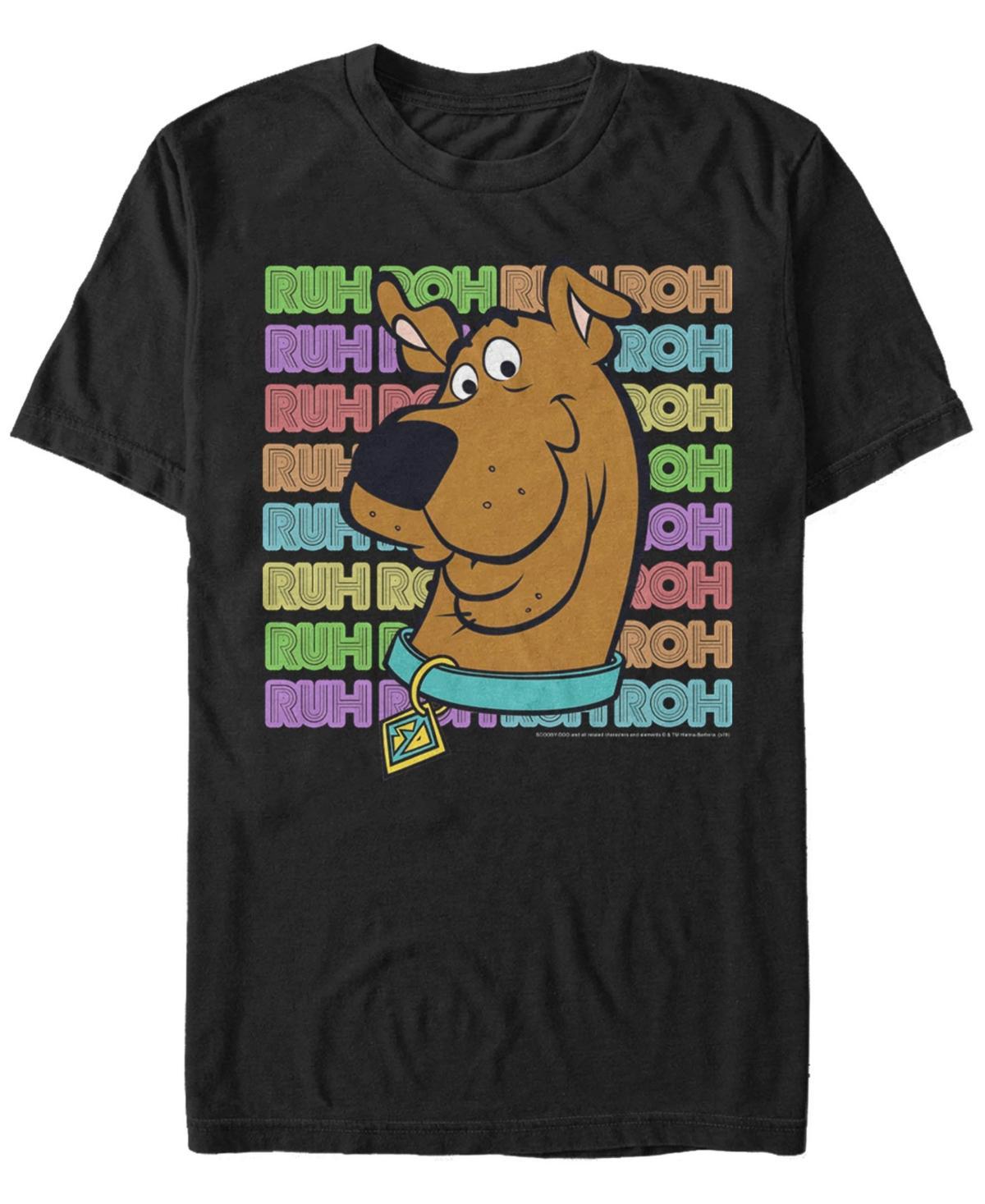 Mens Scooby Doo Stacked Roh Short Sleeve T-shirt Product Image