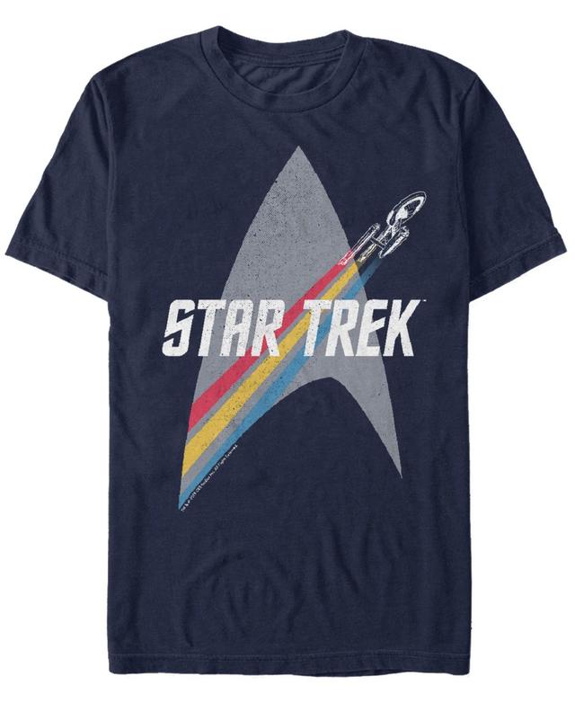 Mens Star Trek Prism Logo Tee Blue Product Image