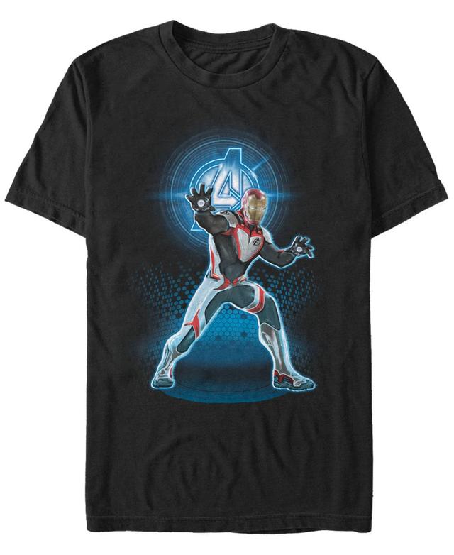 Mens Marvel Avengers: Endgame Iron Man Quantum Suit Pose Tee Product Image