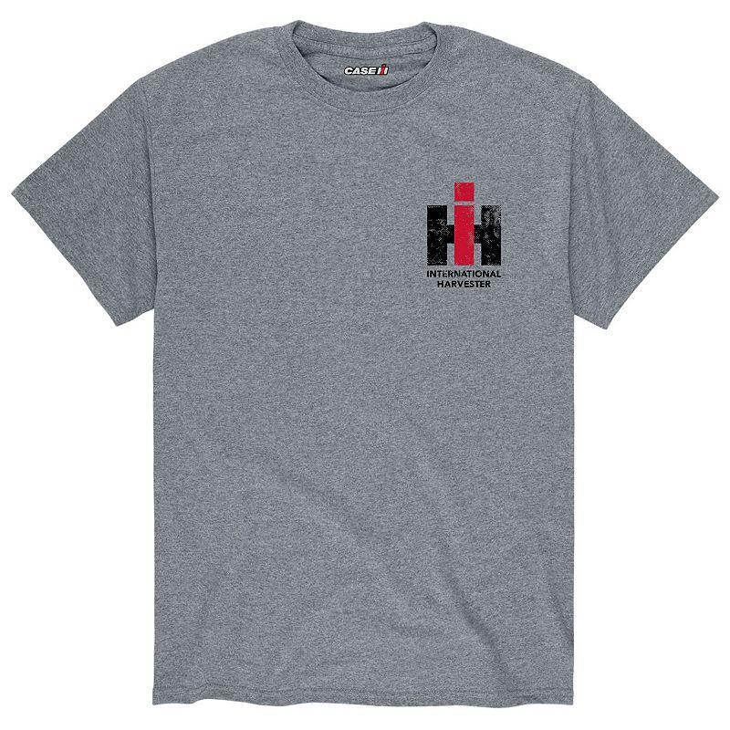 Mens Case IH Authentic Red Brand Tee Athletic Grey Product Image