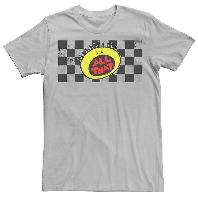 Mens Nickelodeon All That Classic Checkered Logo Tee Product Image