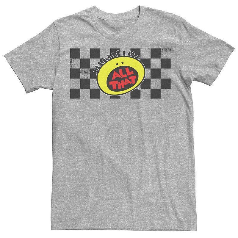 Mens Nickelodeon All That Classic Checkered Logo Tee Product Image