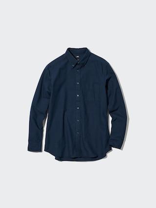 Oxford Slim-Fit Long-Sleeve Shirt (2022 Edition 3XL UNIQLO US Product Image