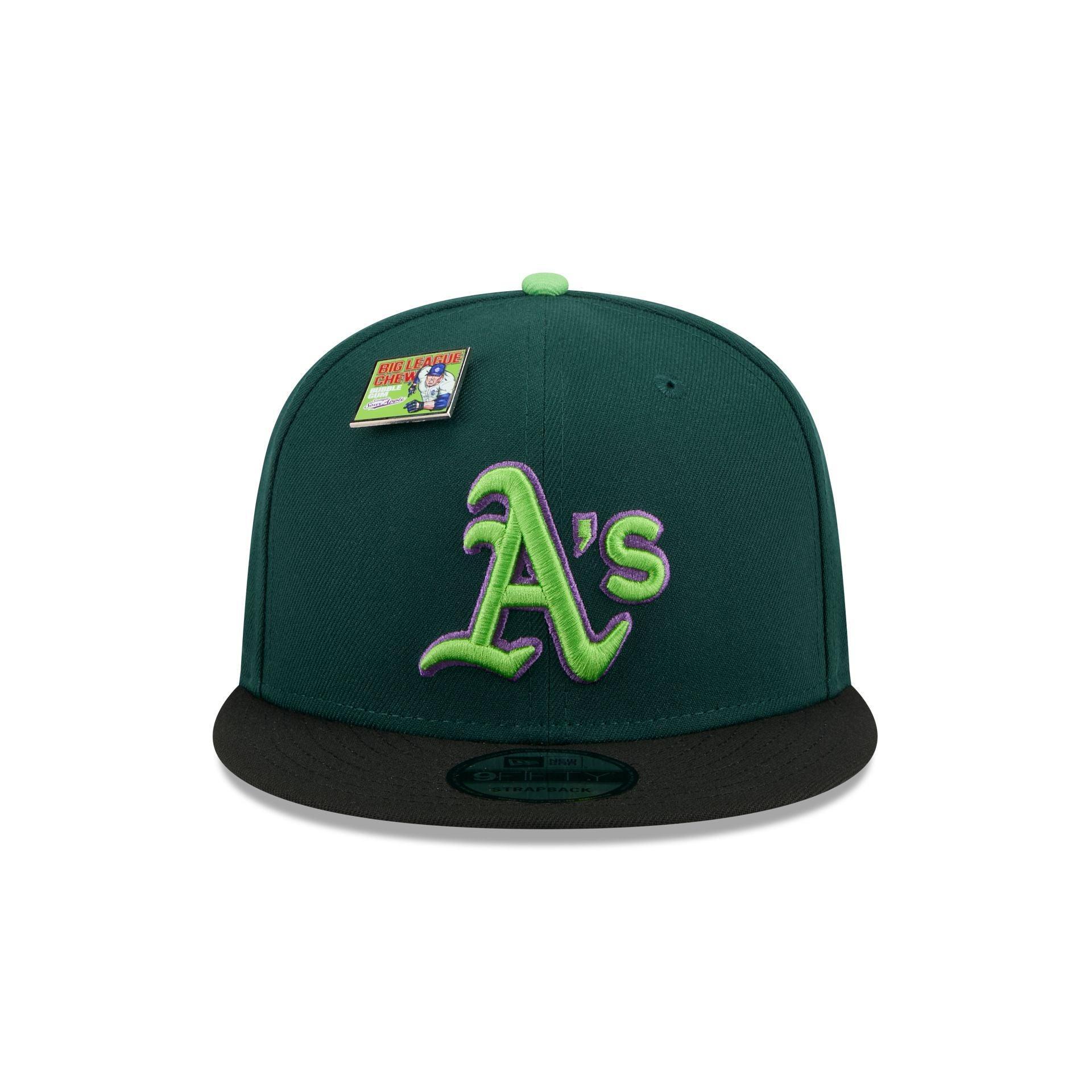 Big League Chew X Oakland Athletics Sour Apple 9FIFTY Snapback Hat Male Product Image