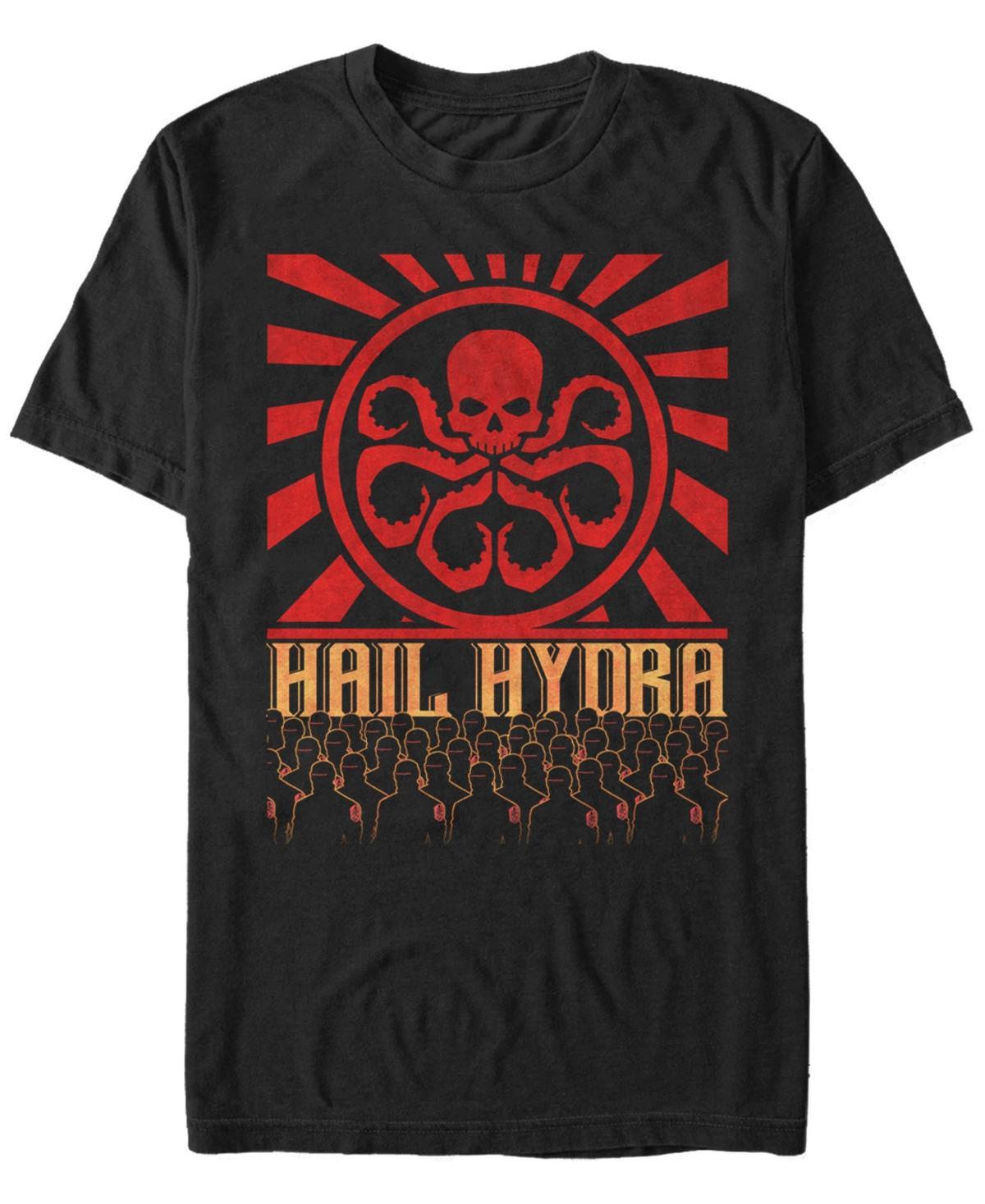 Marvel Mens Comic Collection Hail Hydra Propaganda Short Sleeve T-Shirt Product Image