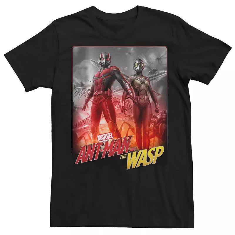 Mens Marvel Ant-Man And The Wasp Group Shot Poster Tee Product Image