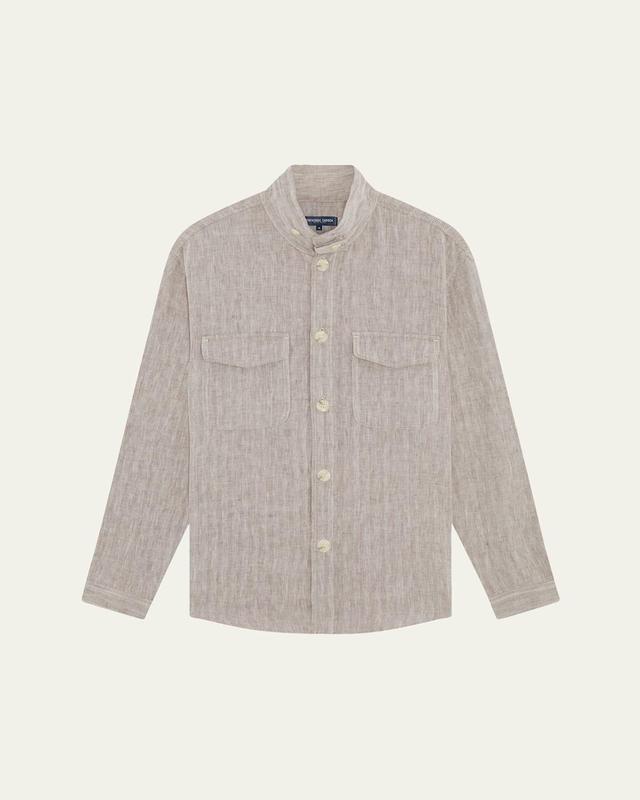 Mens Nuna Linen-Cotton Overshirt Product Image