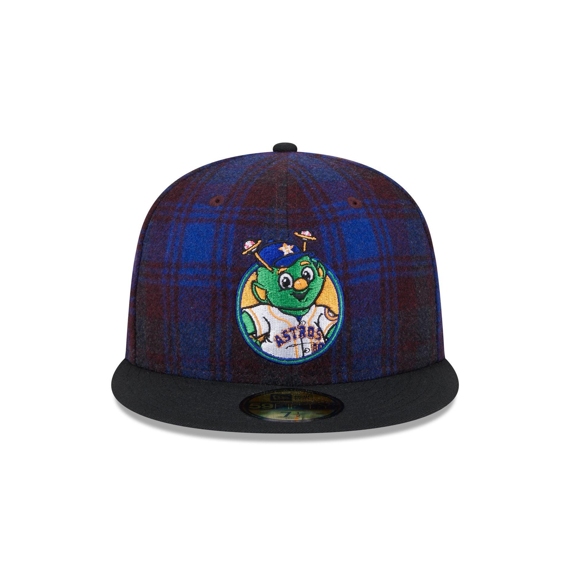 Houston Astros Mascot Plaid 59FIFTY Fitted Hat Male Product Image