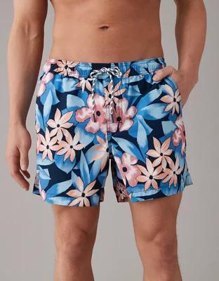 AE Printed Flex 5" Swim Trunk Product Image