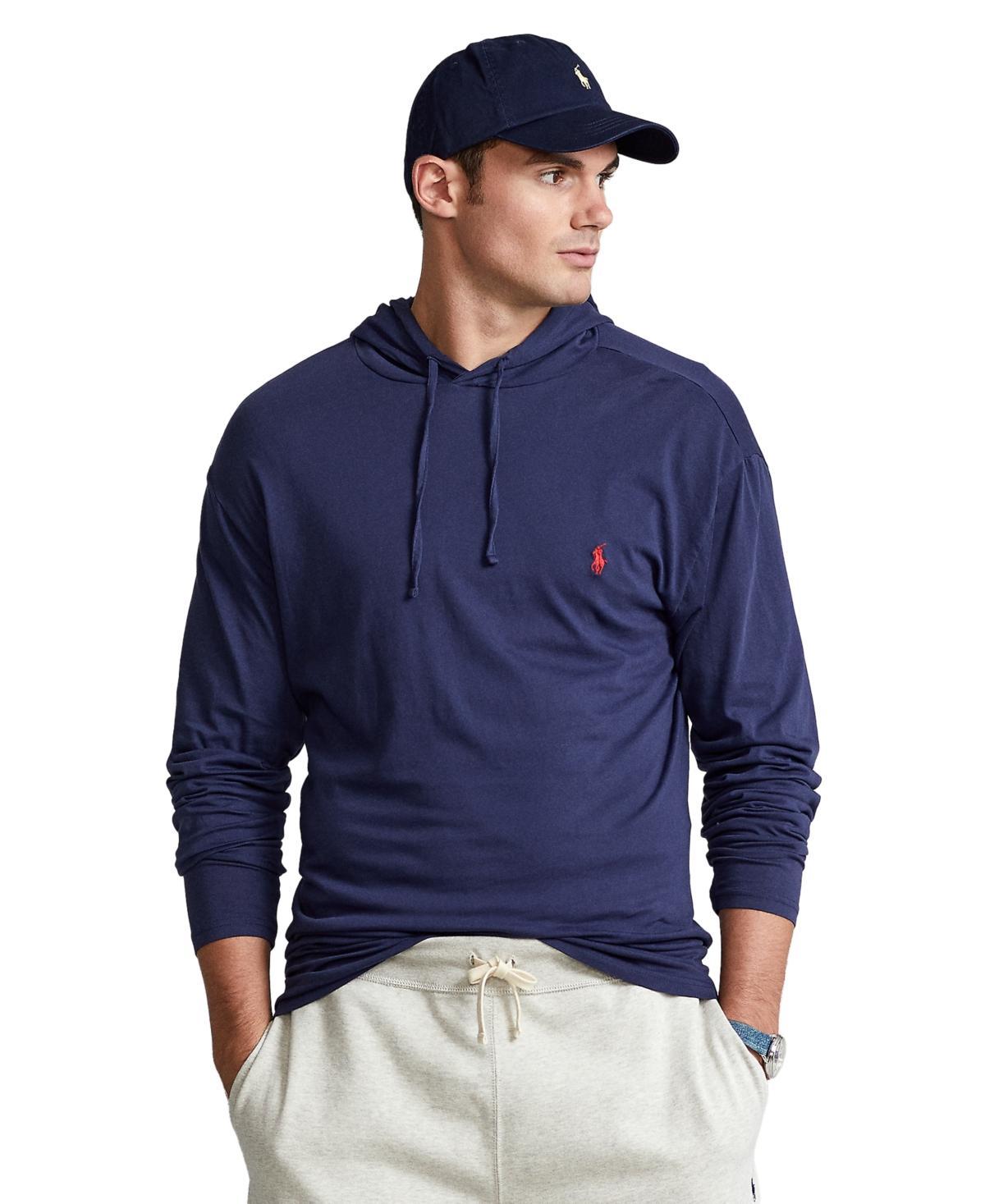 Big & Tall Polo Ralph Lauren Jersey Hooded Long-Sleeve T-Shirt Product Image