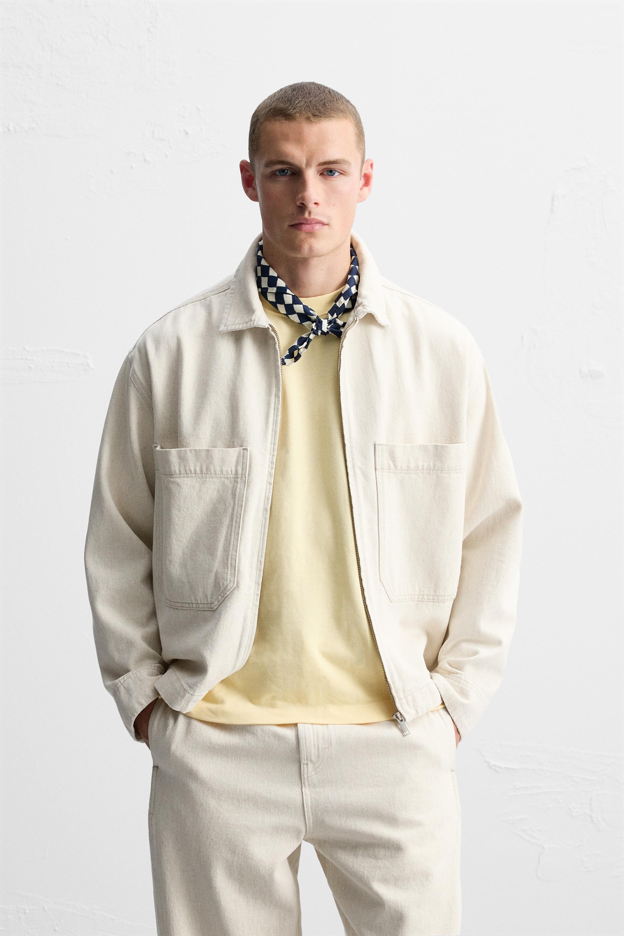 COTTON - HEMP DENIM OVERSHIRT Product Image