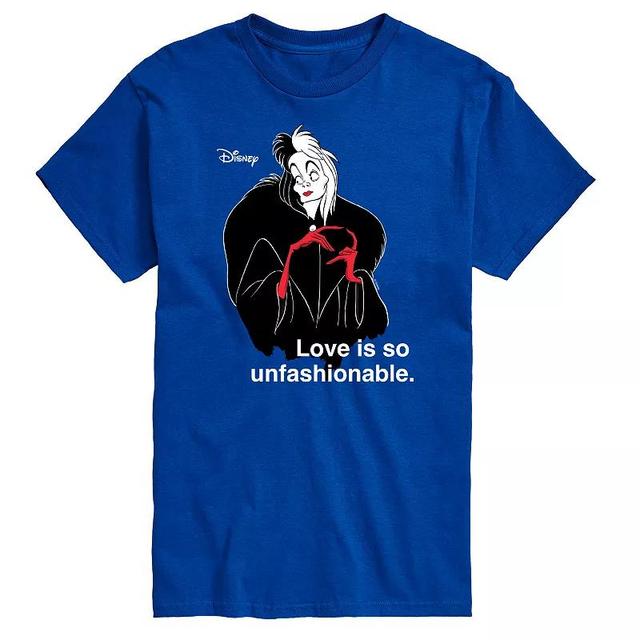 Disney Villains Cruella De Vil Mens Love Graphic Tee Product Image