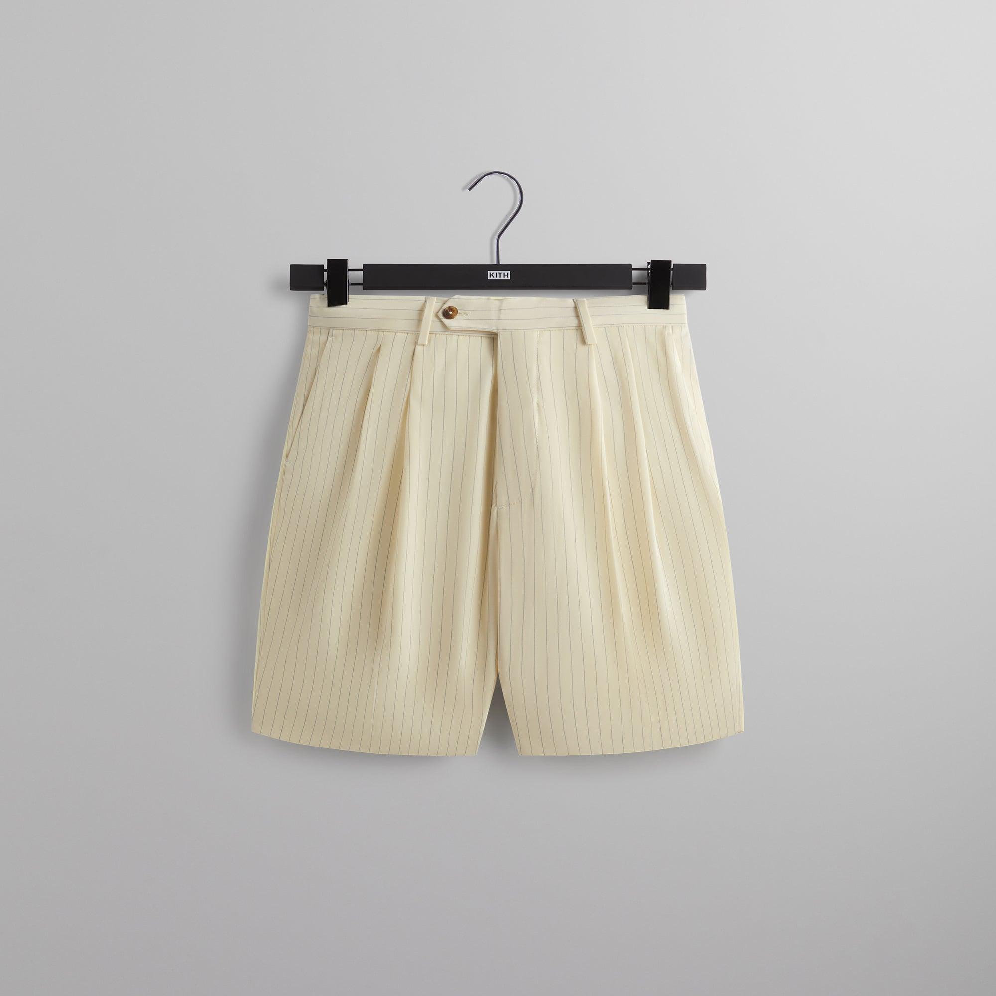 Kith Kylan Pleated Short - Sandrift Male Product Image