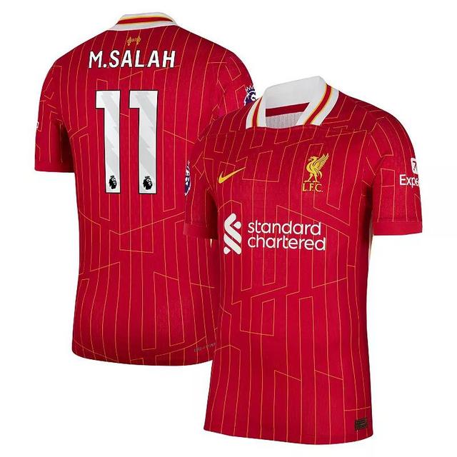 Mens Nike Mohamed Salah Red Liverpool 2024/25 Home Authentic Player Jersey Product Image