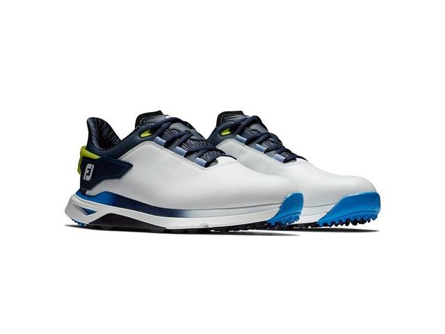 FootJoy Pro/SLX Golf Shoes Navy/Lime) Men's Shoes Product Image