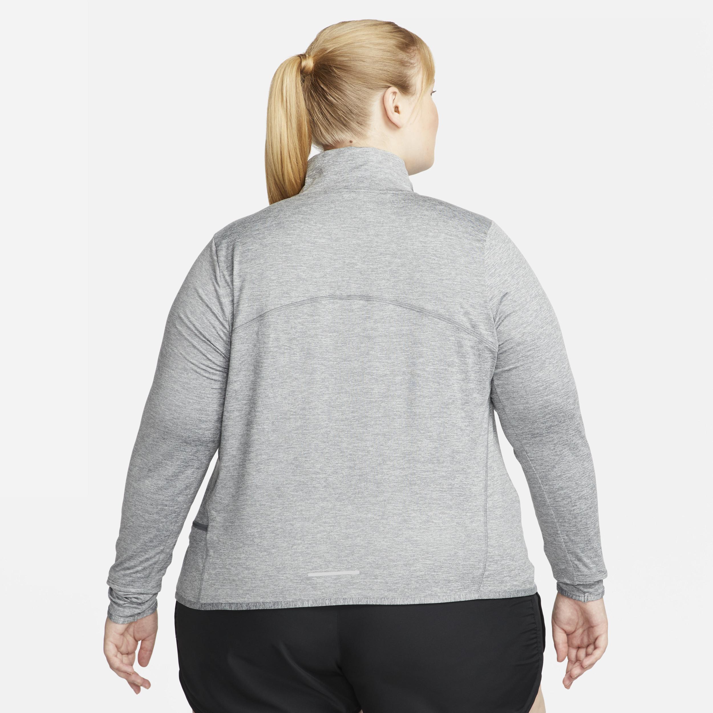 Nike Plus Size Active Dri-fit Swift-Element Uv 1/4-Zip Running Top Product Image