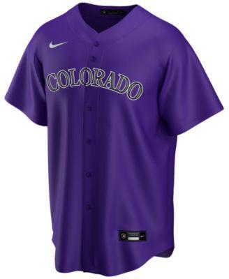 Men's Colorado Rockies Official Blank Replica Jersey Product Image