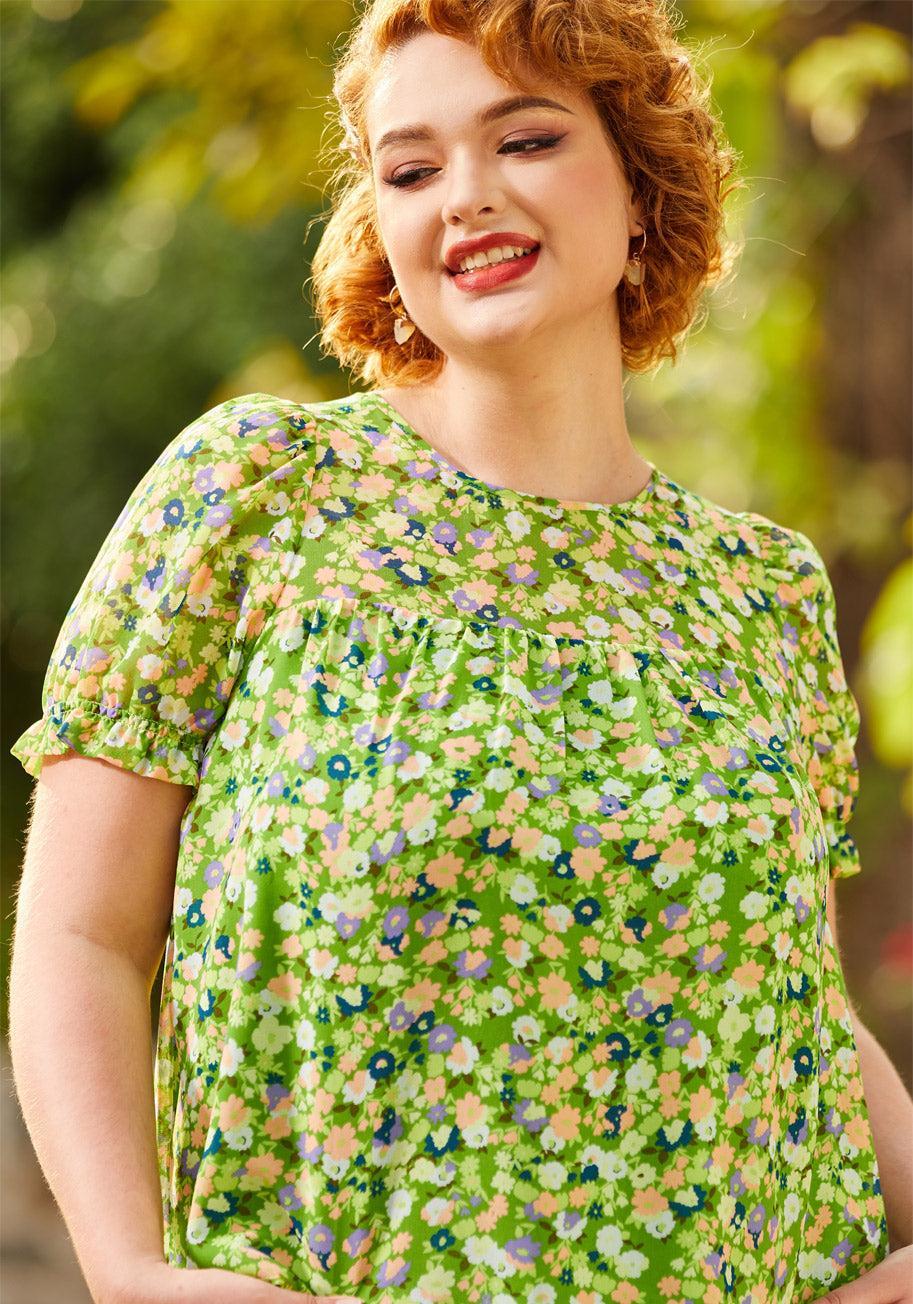 A Gorgeous Gathering Smock Top Product Image