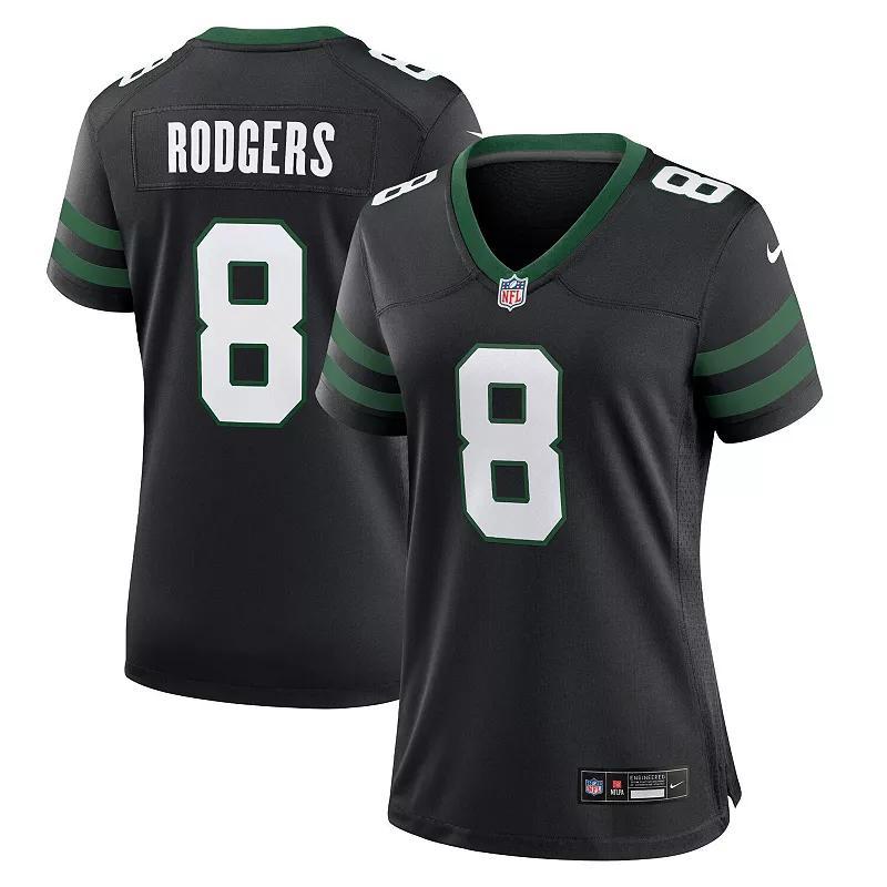 Womens Nike Aaron Rodgers Legacy New York Jets Alternate Game Jersey Product Image