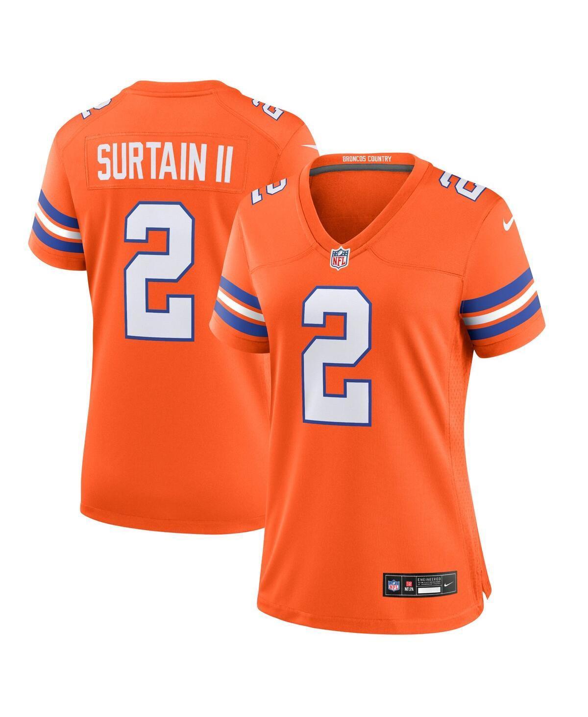 Patrick Surtain II Denver Broncos Nike Womens NFL Game Football Jersey Product Image