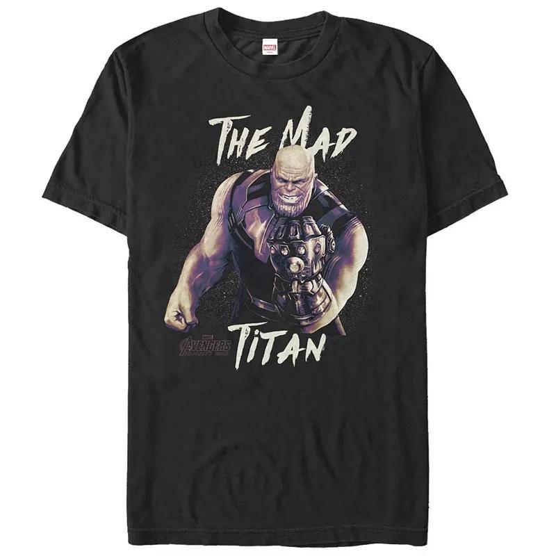 Mens Marvel Avengers Infinity War Thanos Mad Titan Graphic Tee Product Image