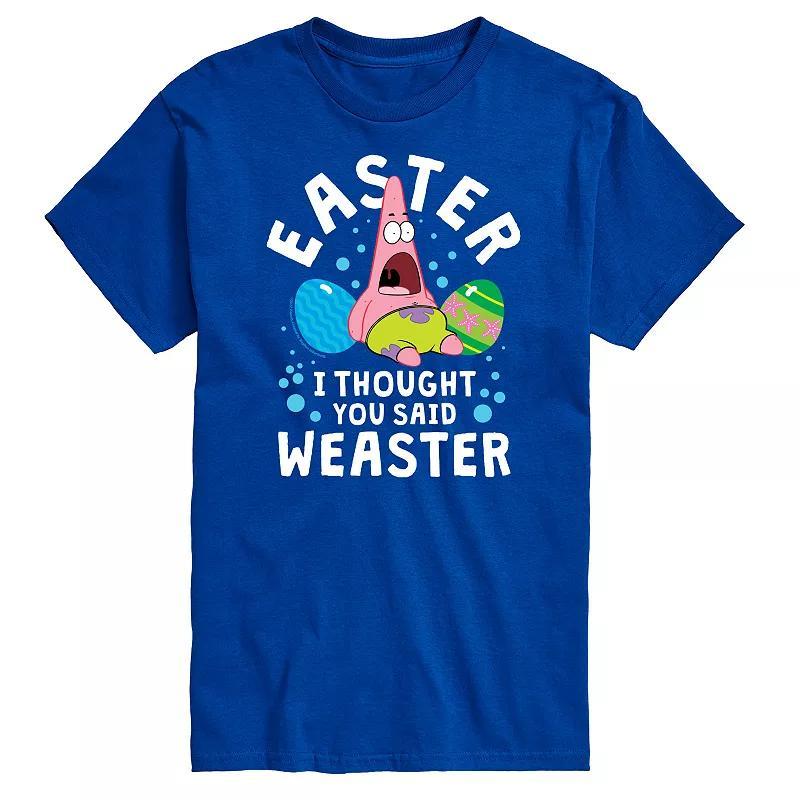 Big & Tall Nickelodeon Spongebob Squarepants Easter Weaster Graphic Tee, Mens Product Image