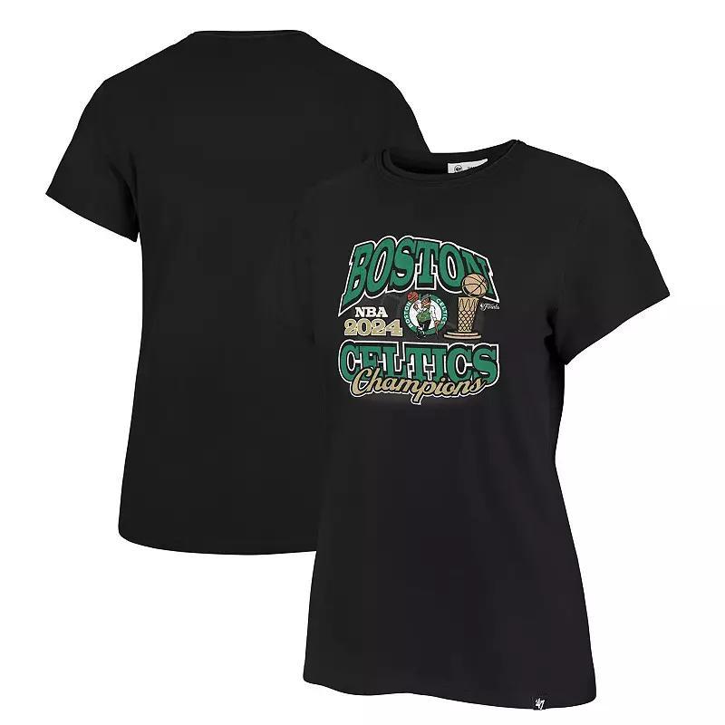 Womens 47 Boston Celtics 2024 NBA Finals Champions Plus Size Trophy Franklin T-Shirt Product Image