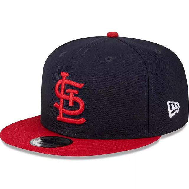 Mens New Era St. Louis Cardinals 2024 Batting Practice 9FIFTY Snapback Hat, Blue Product Image