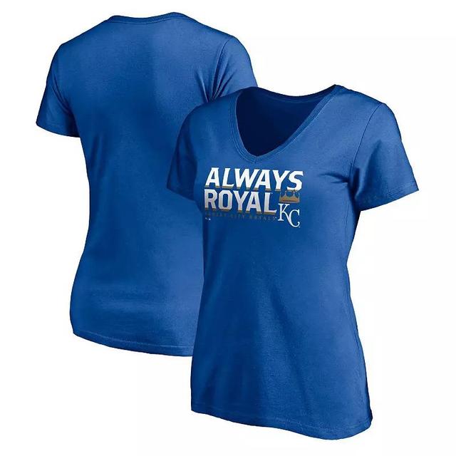 Womens Fanatics Branded Royal Kansas City Royals Hometown V-Neck T-Shirt Product Image