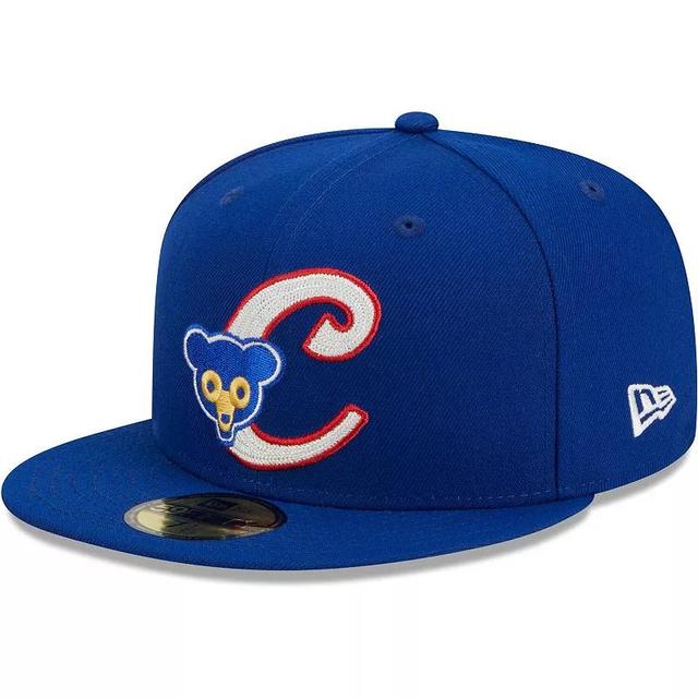 Mens New Era Royal Chicago Cubs Duo Logo 59FIFTY Fitted Hat Product Image