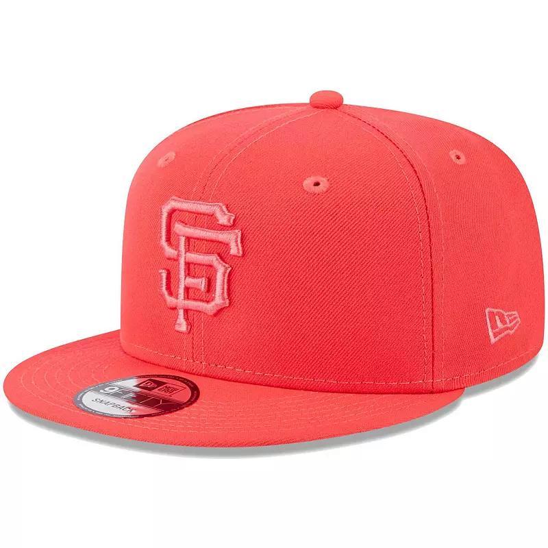 Mens New Era Red San Francisco Giants Spring Color Basic 9FIFTY Snapback Hat Product Image