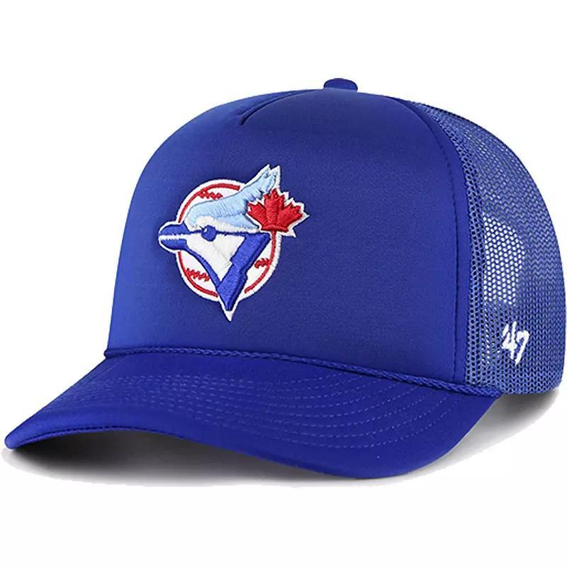 Mens 47 Royal Toronto Blue Jays Foam Logo Trucker Snapback Hat Product Image