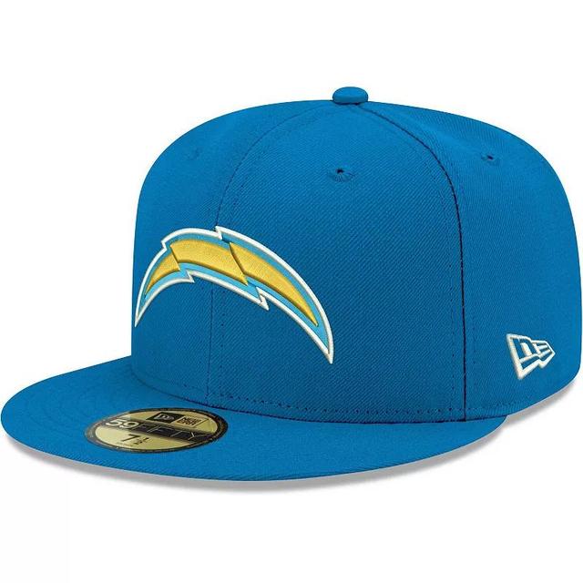 Mens New Era Powder Blue Los Angeles Chargers Omaha 59FIFTY Fitted Hat Product Image