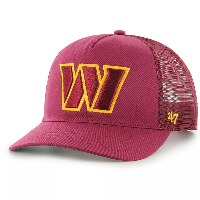 Mens 47 Burgundy Washington Commanders Mesh Hitch Trucker Adjustable Hat Product Image