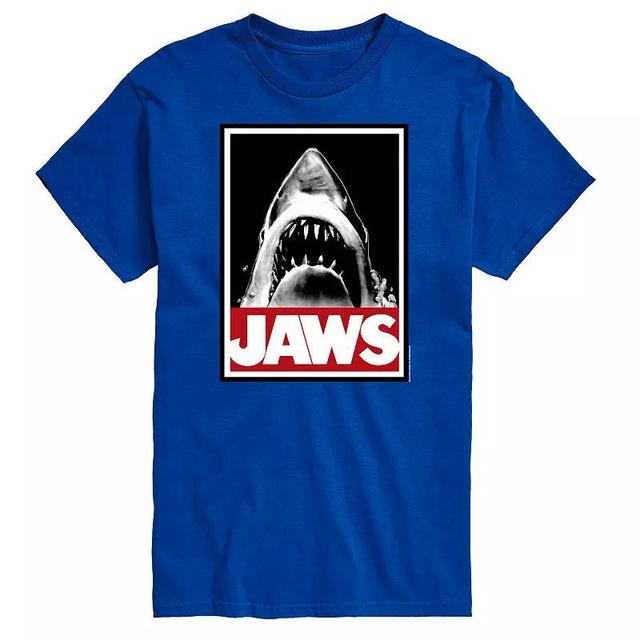 Big & Tall Jaws The Giant Tee, Mens Med Blue Product Image