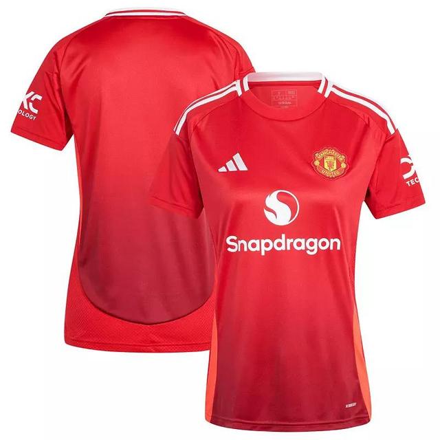 Womens adidas Red Manchester United 2024/25 Home Replica Jersey Product Image