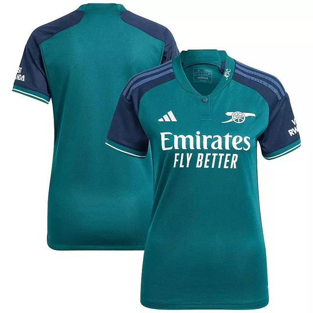 Womens adidas Green Arsenal 2023/24 Third Replica Jersey Product Image