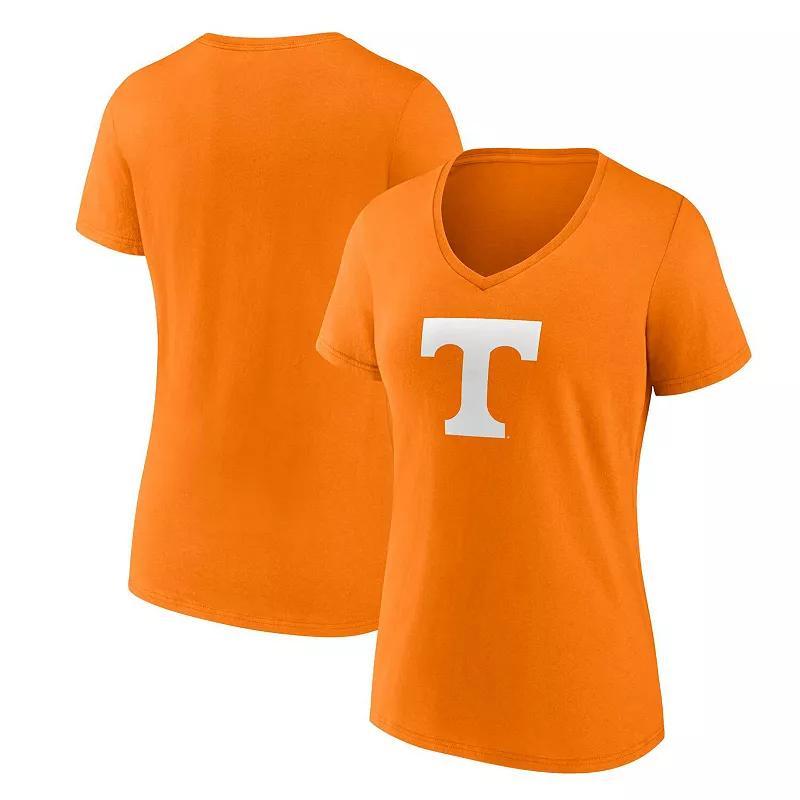 Womens Fanatics Branded Tennessee Tennessee Volunteers Evergreen Logo V-Neck T-Shirt Product Image