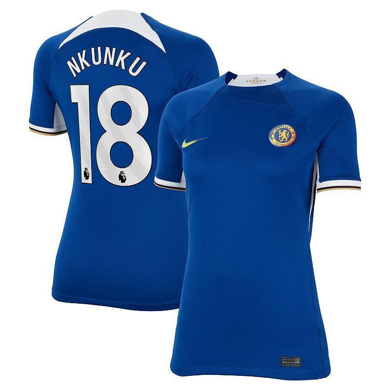 Womens Nike Christopher Nkunku Chelsea 2023/24 Home Stadium Replica Jersey Product Image