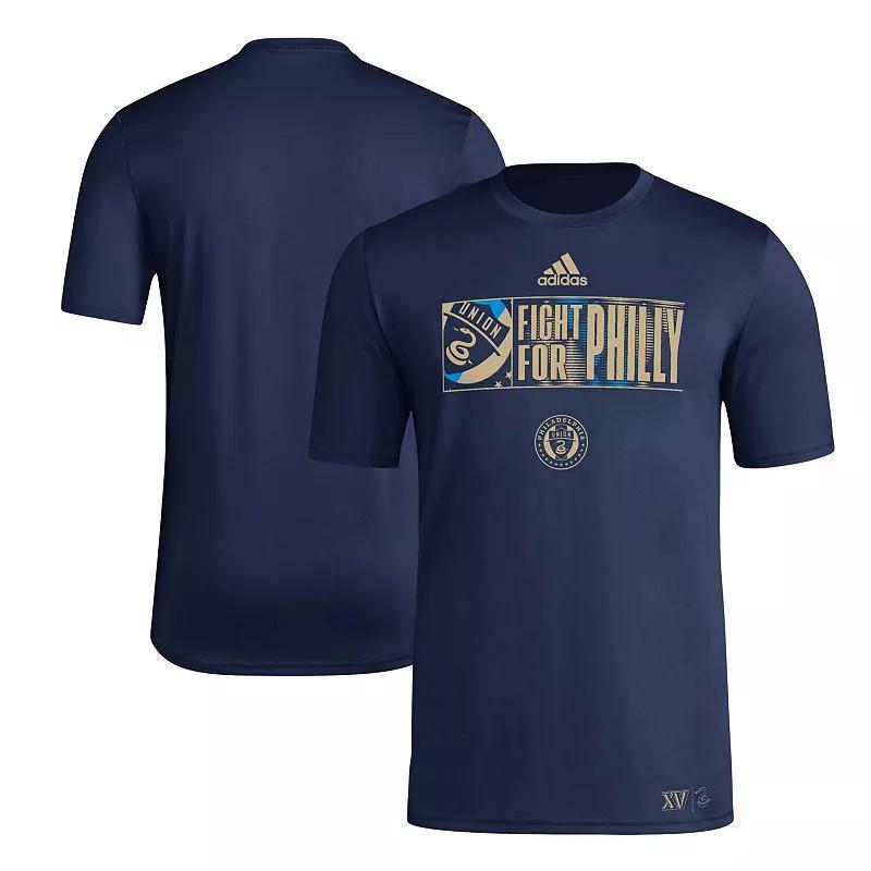 Mens adidas Navy Philadelphia Union 2024 Jersey Hook AEROREADY T-Shirt Uni Blue Product Image