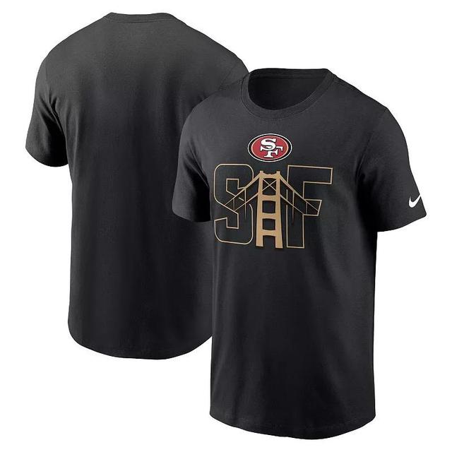 Mens Nike  Black San Francisco 49ers Local Essential T-Shirt Product Image