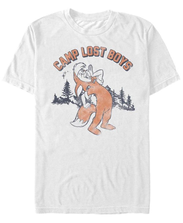 Disneys Peter Pan Mens Fox Slightly Camp Lost Boys Graphic Tee Product Image