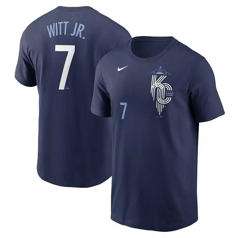 Mens Nike Bobby Witt Jr. Kansas City Royals City Connect Fuse Name & Number T-Shirt Blue Product Image