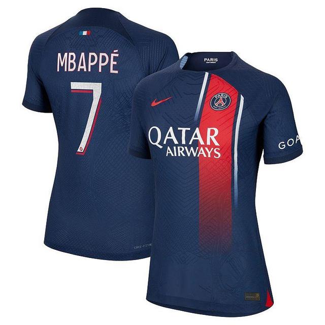 Womens Nike Kylian Mbappe Navy Paris Saint-Germain 2023/24 Home Authentic Player Jersey Psg Blue Product Image