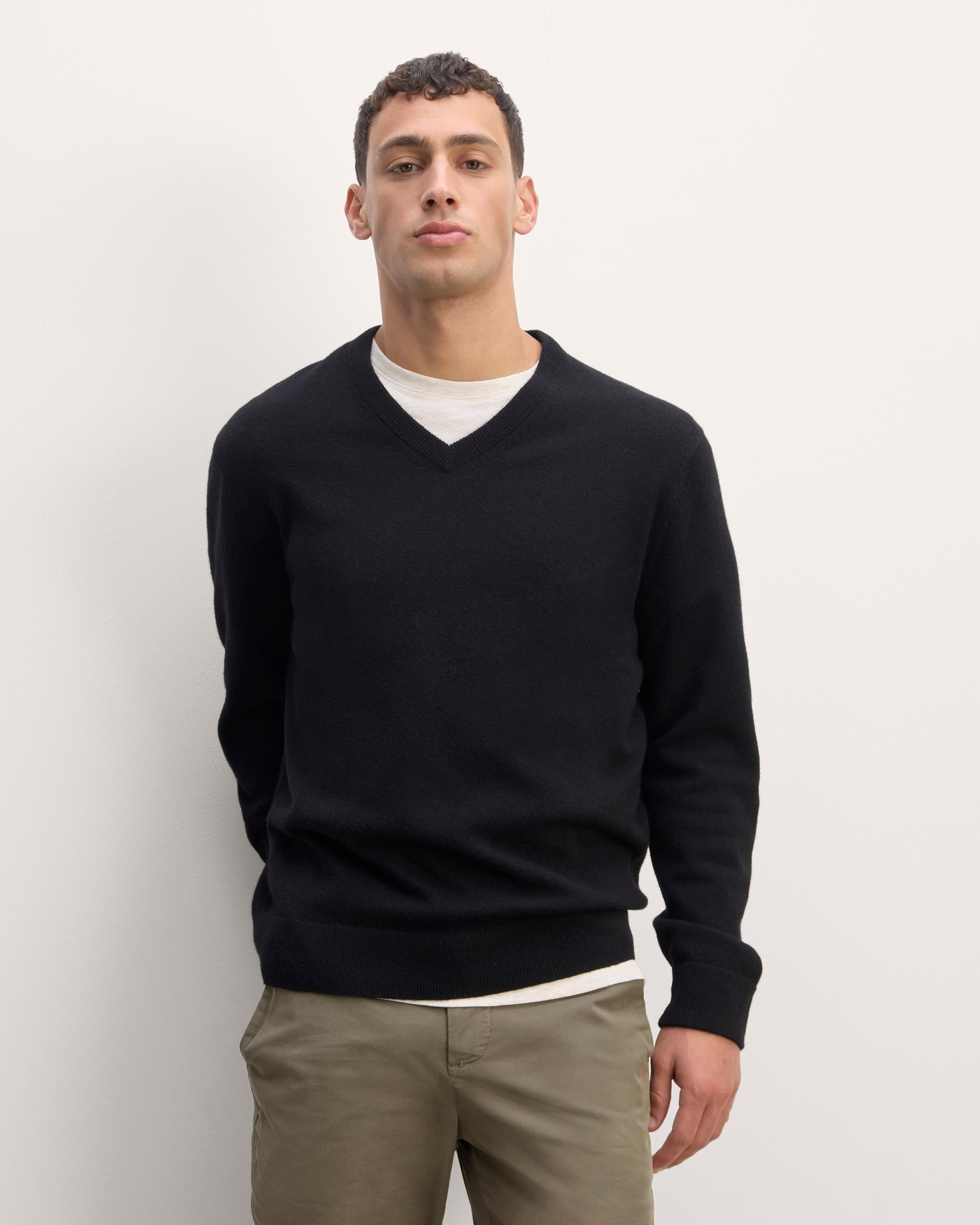 The Cashmere V-Neck Sweater Product Image