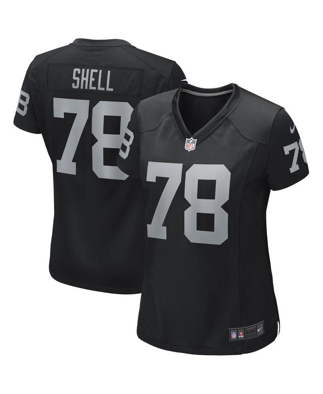 Womens Nike Art Shell Black Las Vegas Raiders Game Retired Player Jersey Product Image